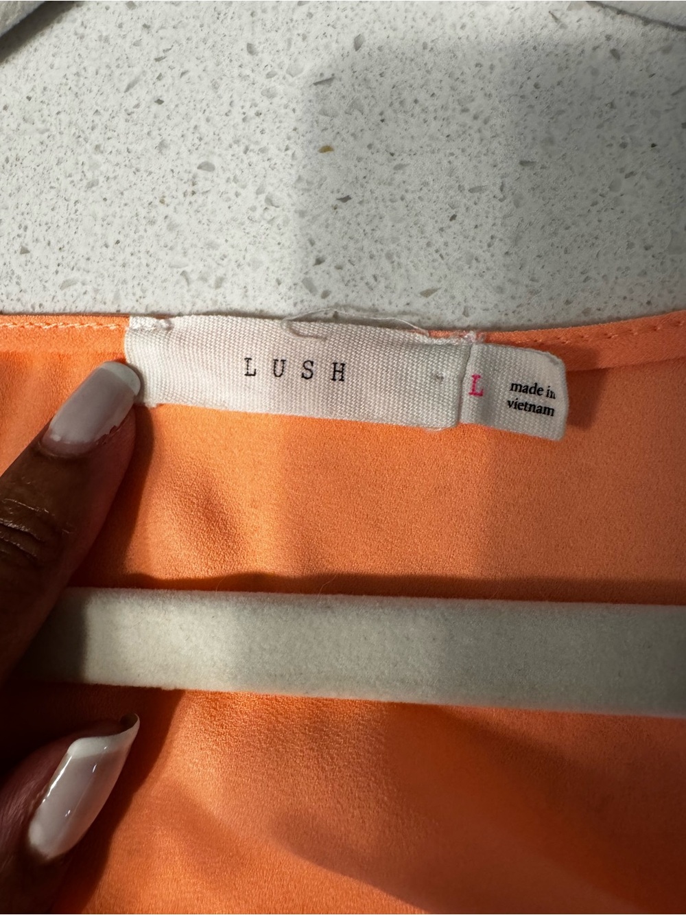 Lush Orange Racerback Top - Picture 5 of 5